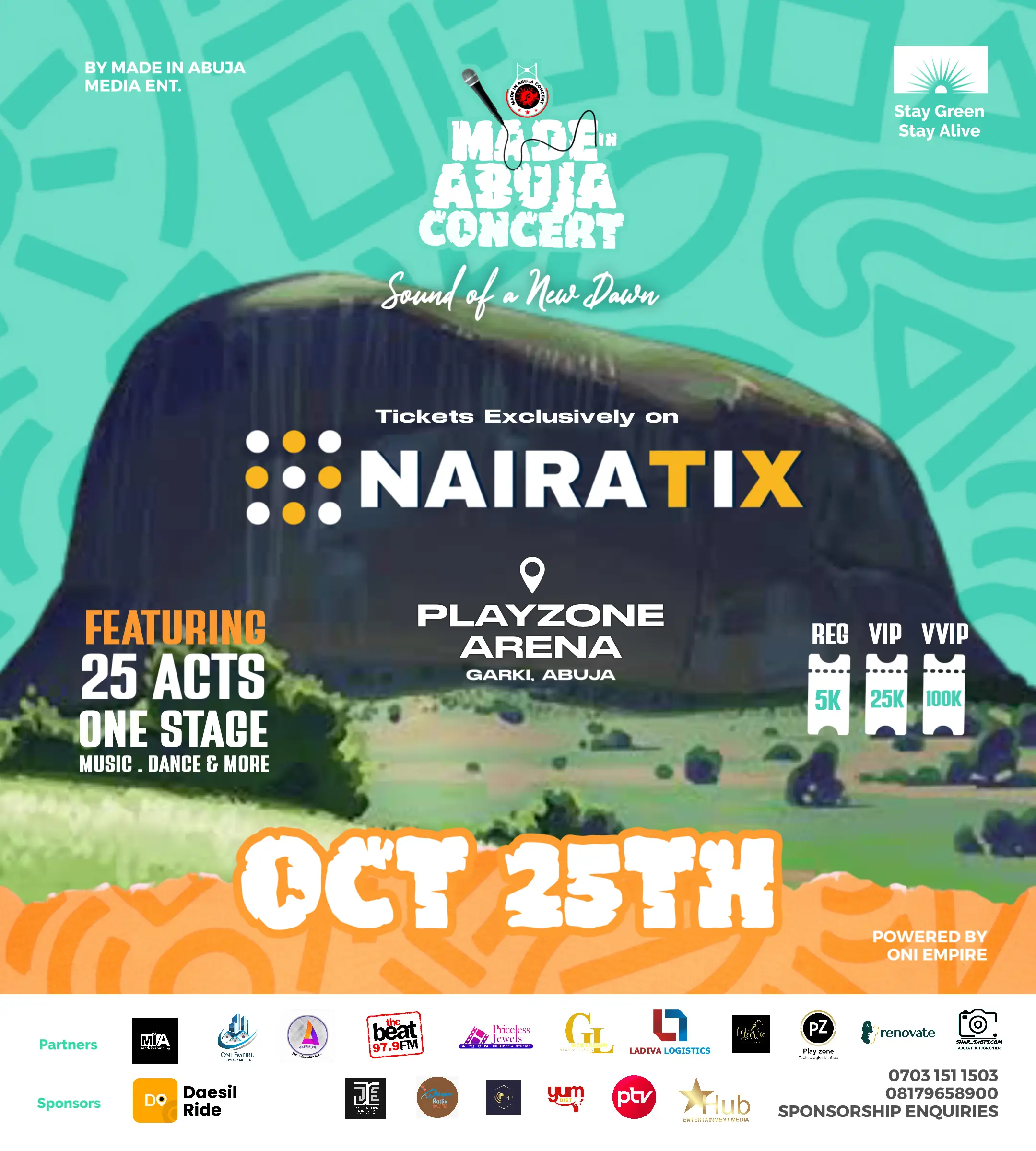 Made In Abuja Concert Banner Nairatix